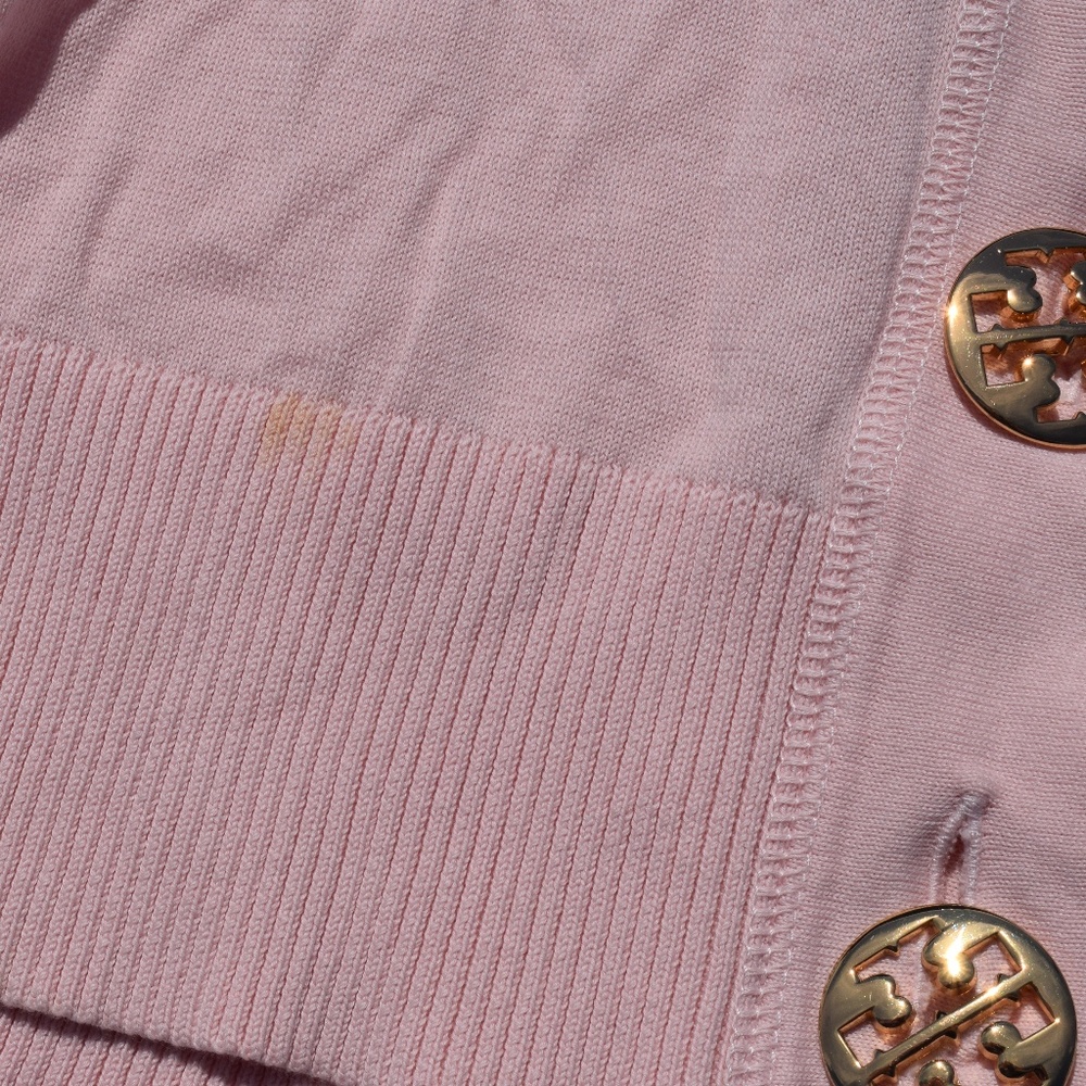 Tory Burch Oversized Cardigan with Logo Buttons - Picture 4 of 8